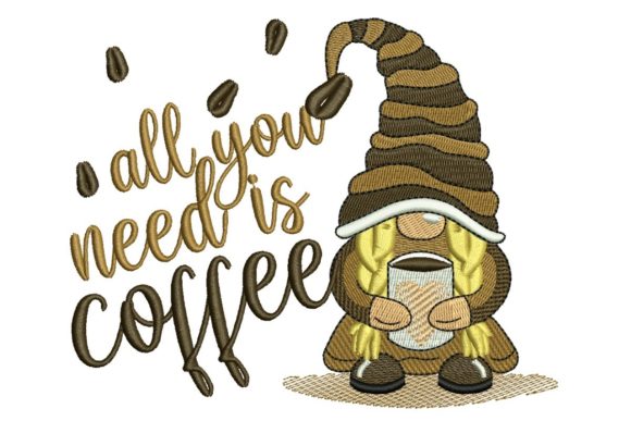 Coffee Girl Gnome