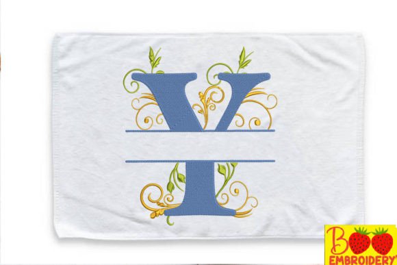 Floral Letter Y