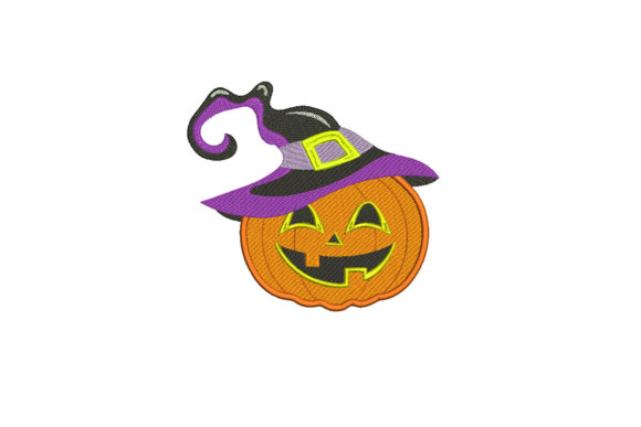 Funny Pumpkin in a Hat