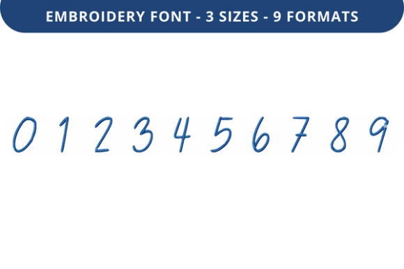 Melinoe Font 0 to 9