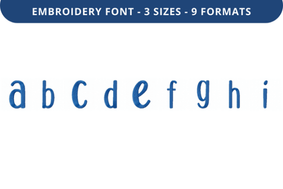 Rosmerta Font Lowercase a to I