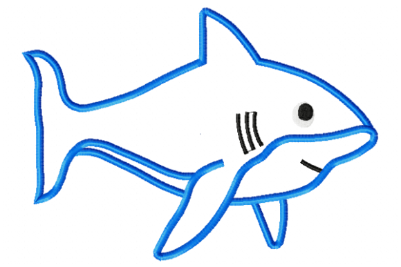 Shark Applique Review for Boutique Apparel