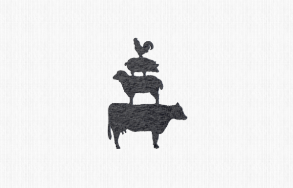 Stacked Farm Animals